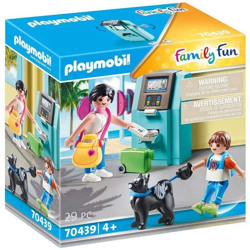 Playmobil Vacanzieri Con Bancomat - Playmobil 70439 Family Fun - 29pz ANNI 4-10