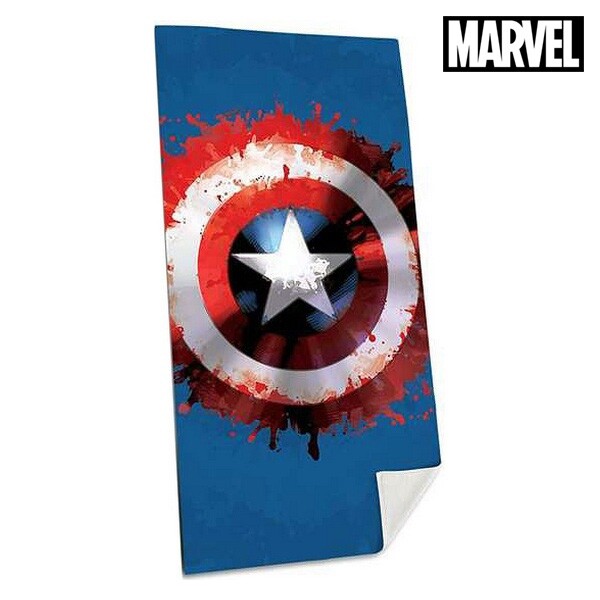 MARVEL - Telo da Mare Scudo Capitan America  (75 X 150 CM)