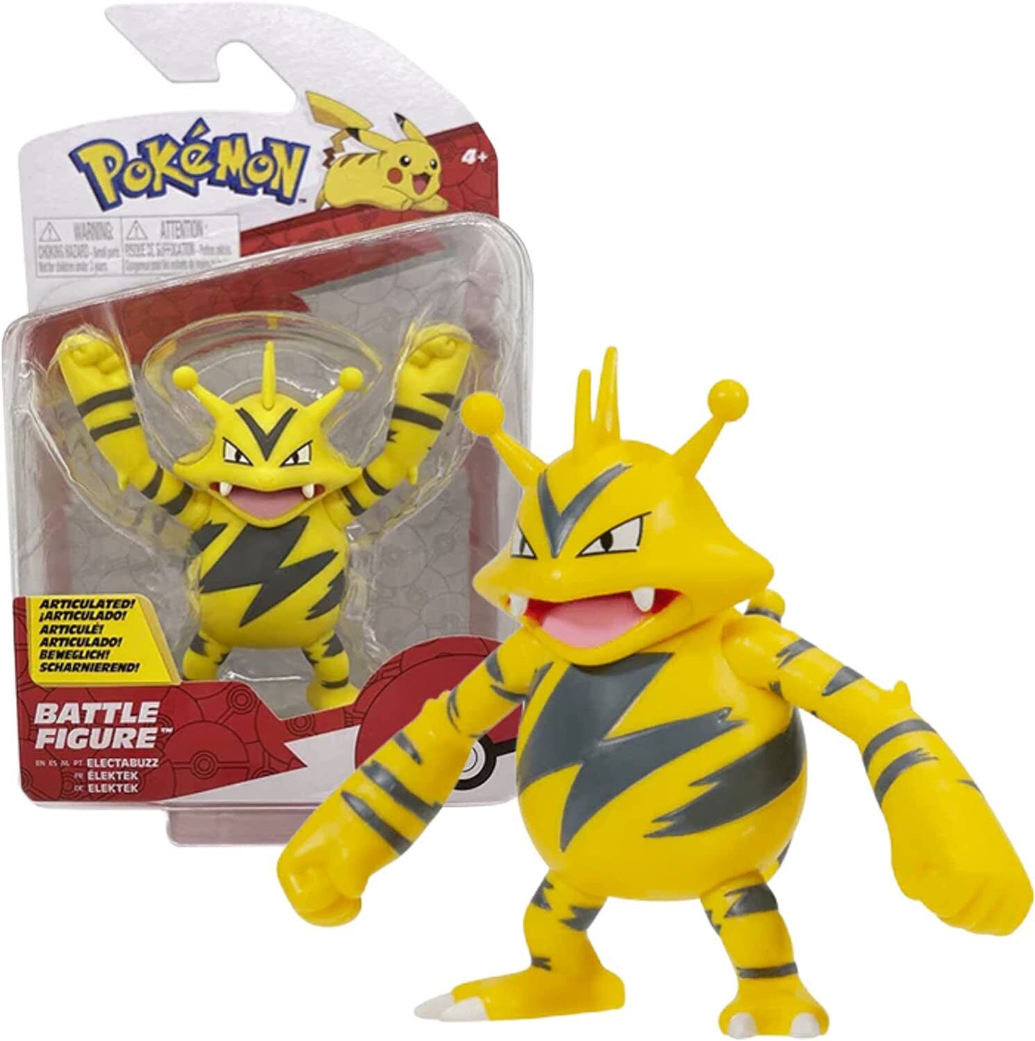 COLLEZIONE POKEMON Battle Figure Pack, Electabuzz 8 cm, PK010200