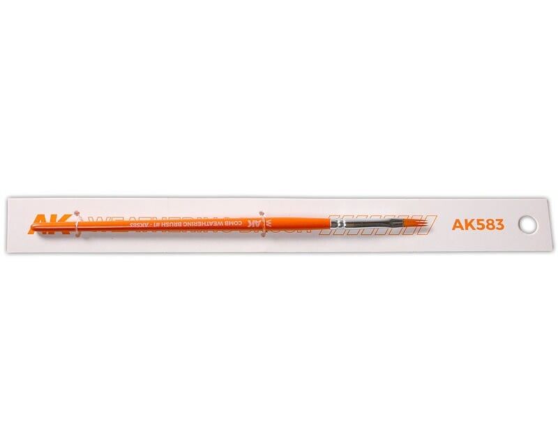 AK Interactive Comb Weathering Brush #1 AK-0583 modellismo