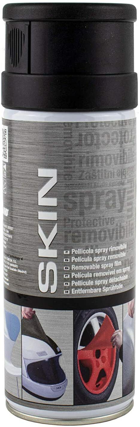 SKIN WMD SPRAY BOMBOLETTA PELLICOLA REMOVIBILE nero opaco AUTO MOTO 400ml