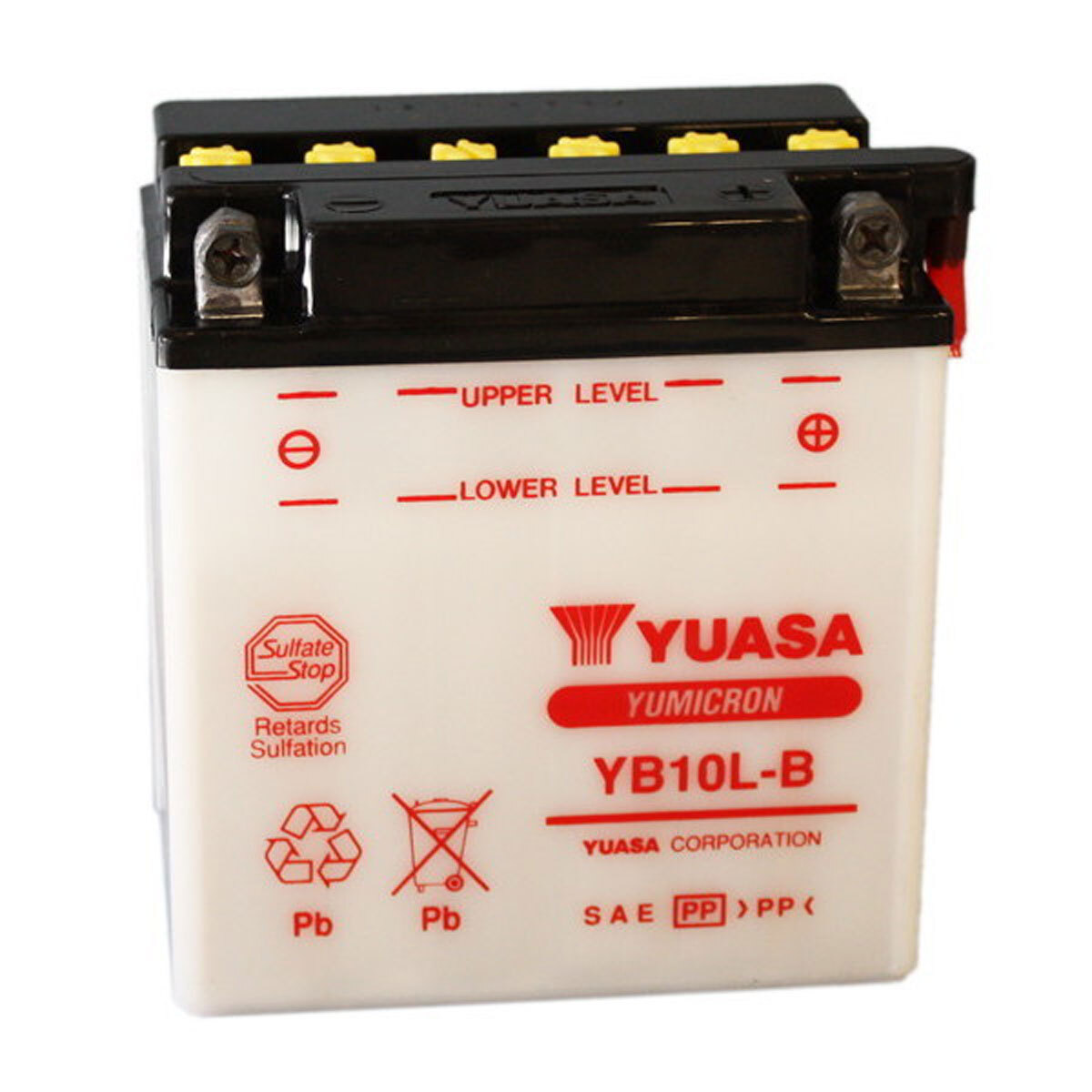 BATTERIA YUASA YB10L-B 11AH SENZA   PIAGGIO 125 FOR VESPA S 4T  2007-2008
