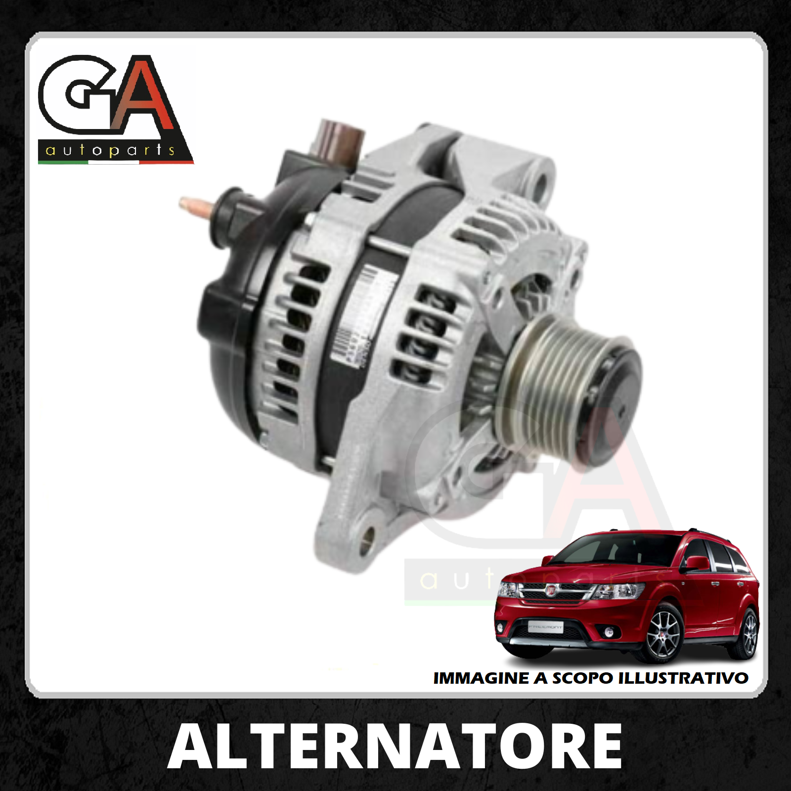 Alternatore 14V 130A Fiat Freemont 345 2.0 jtd 4X4140 136 163 170 cv A75135A