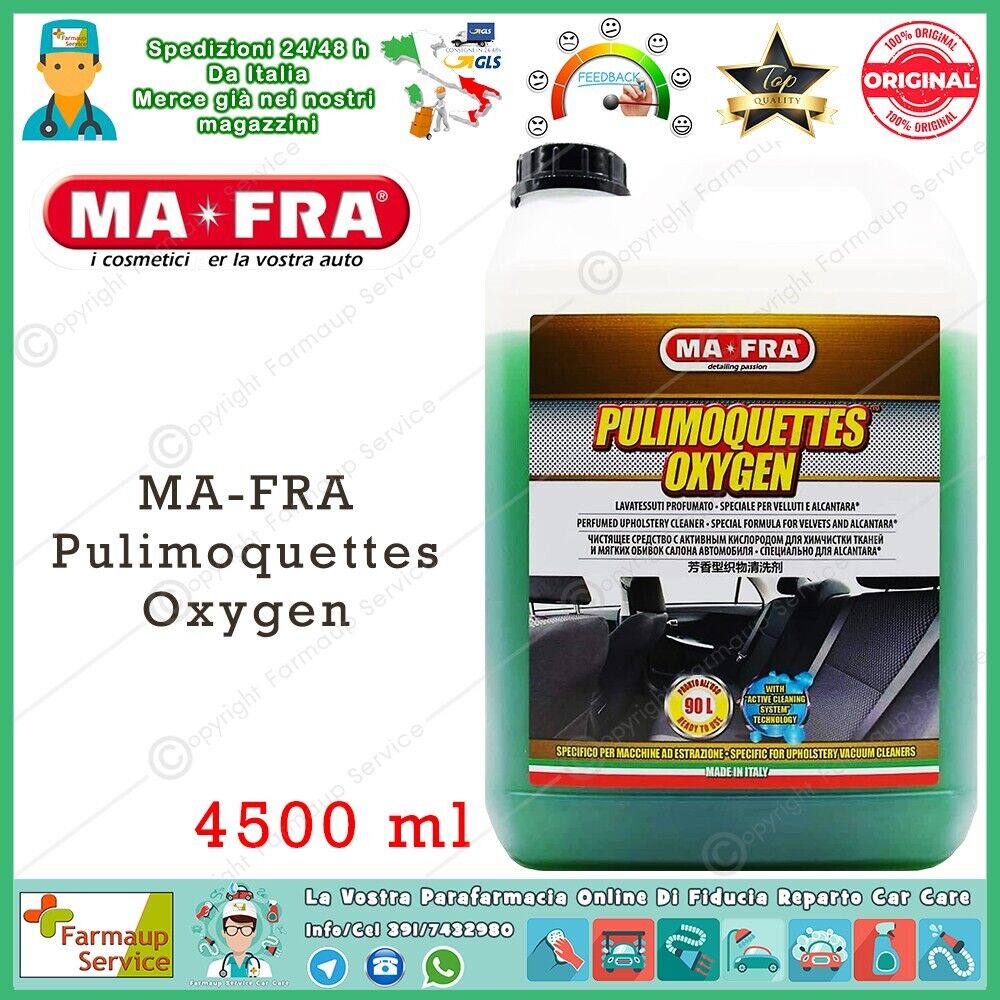 Mafra P0704 Pulimoquettes Oxygen Con Ossigeno Attivo 4500 ml