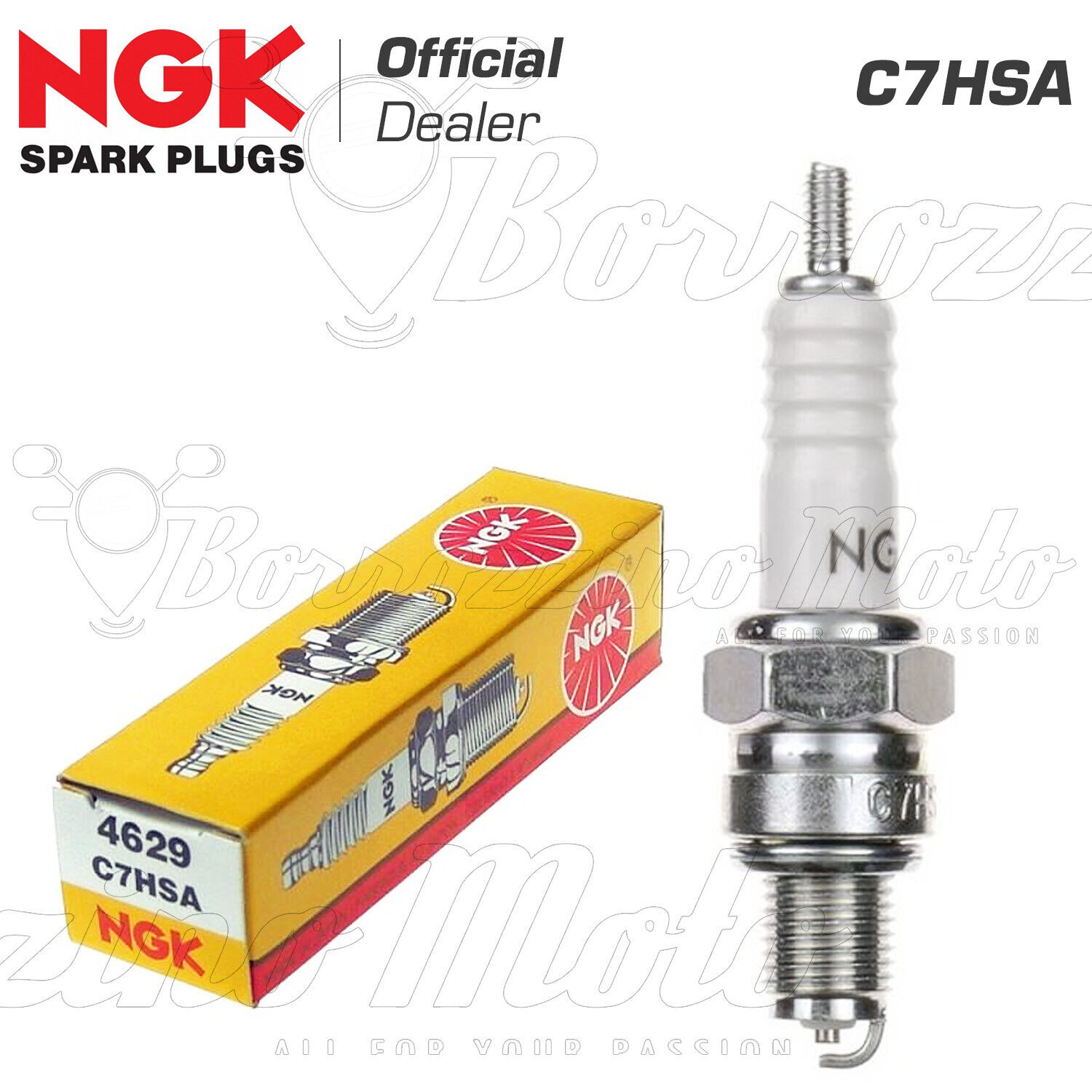 CANDELA ORIGINALE NGK C7HSA JAWA BETCAR 50 2006 -
