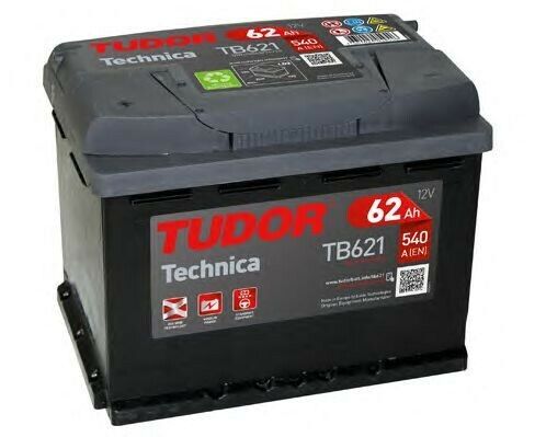 Batteria avviamento TUDOR codice TB621 62 AH 540A