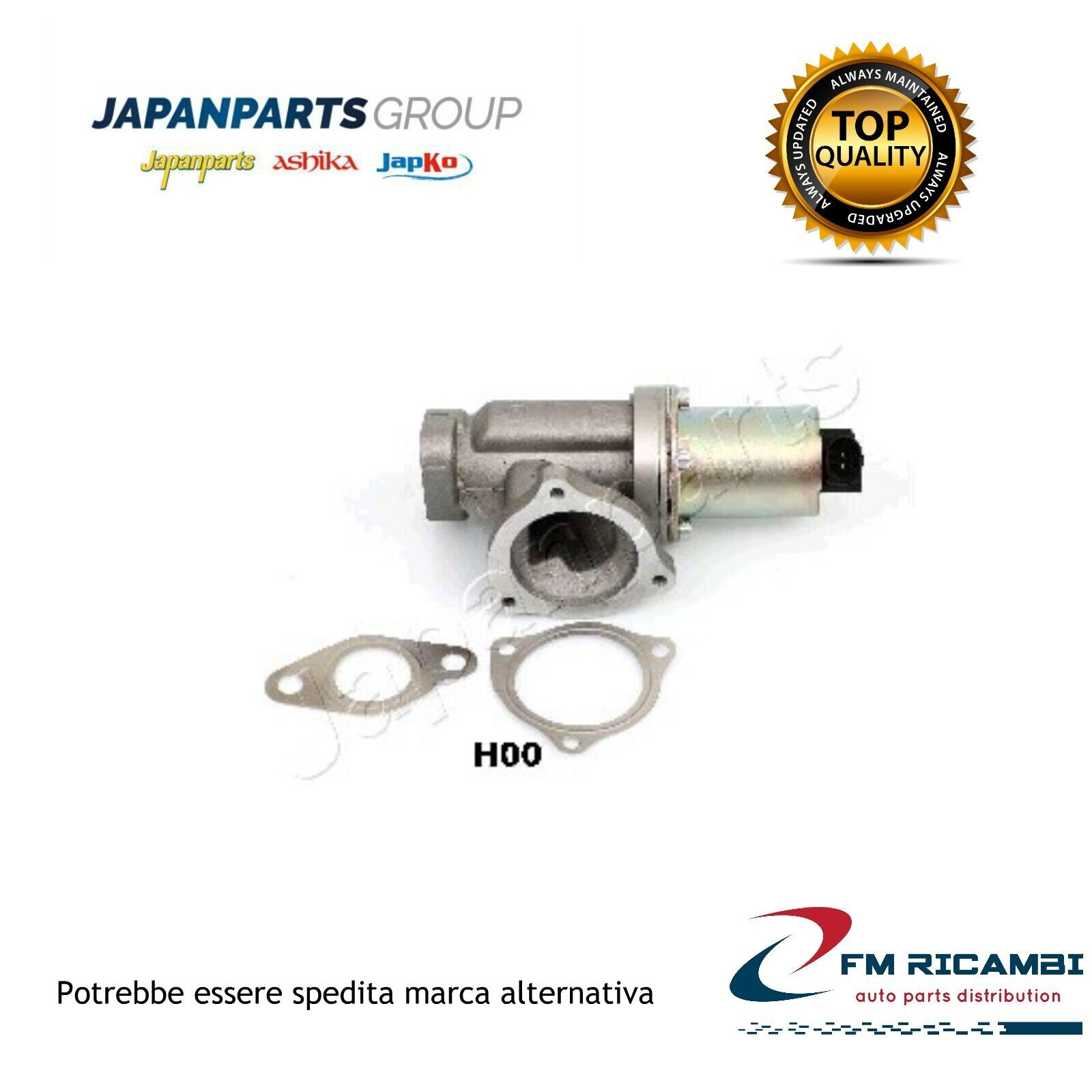 EGR-H00 JAPANPARTS VALVOLA RICIRCOLO GAS SCARICO-EGR HYUNDAI I30 2.0CRDI -11