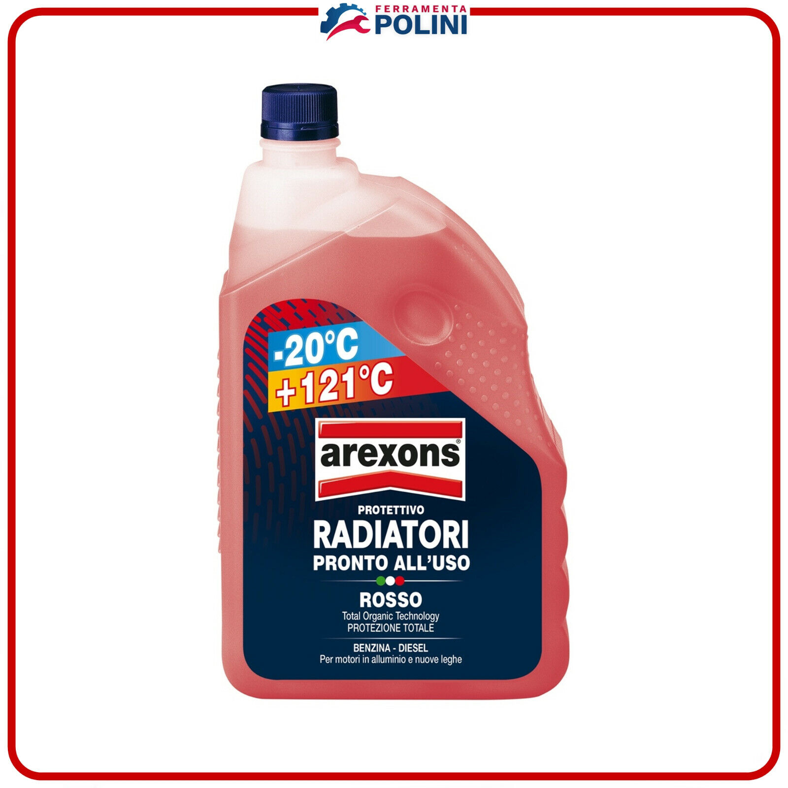 AREXONS 8013  LIQUIDO PROTETTIVO RADIATORI ROSSO LT.2