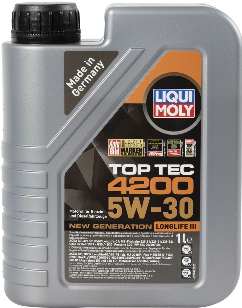 Olio motore Top Tec 4200 5W-30 1L LIQUI-MOLY