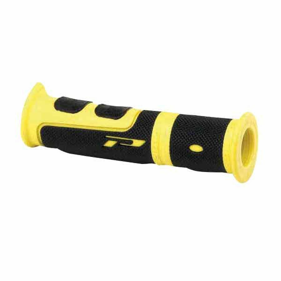 COPPIA MANOPOLE MOTO MTB JET ATV DIAMETRO 22MM - 22MM PROGRIP 964 GIALLO