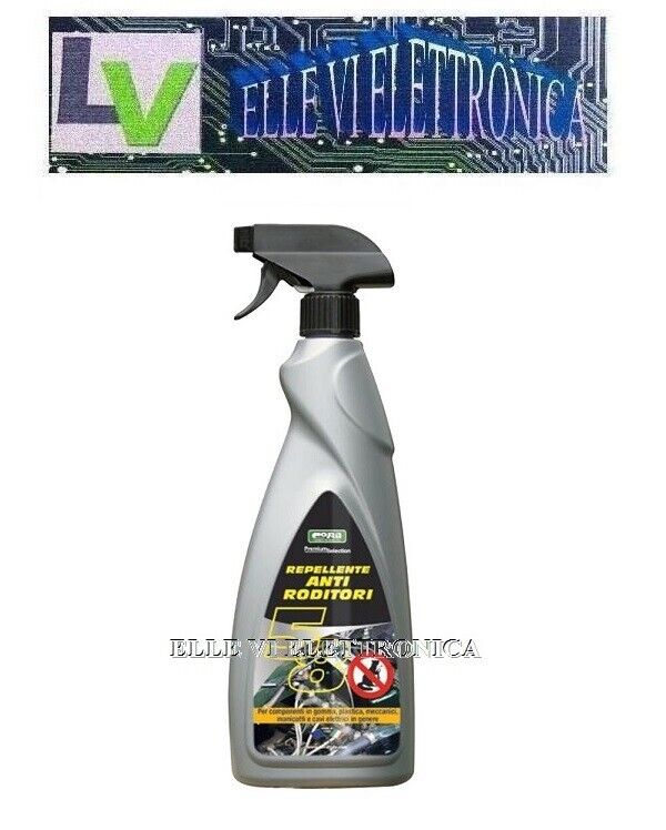 3-2 CORA Repellente Dissuasore Motore Auto Anti Roditori Topi Martore Spray 750M