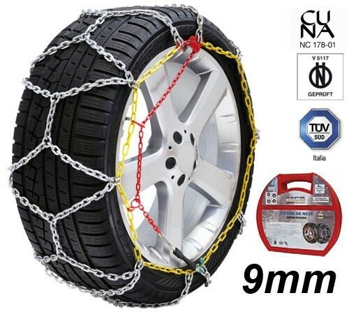 Catene da neve MCS 9mm R15 -185/60-195/55-205/50-215/45