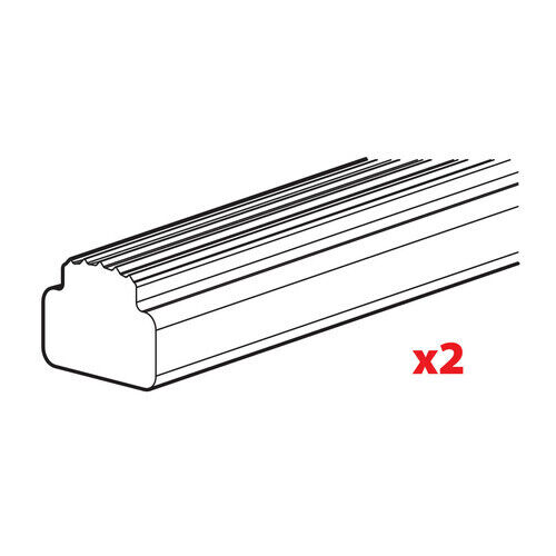 Set 2 gomme superiori - L = 140 cm Per barre Helio, Helio Rail, Helio In-Rail