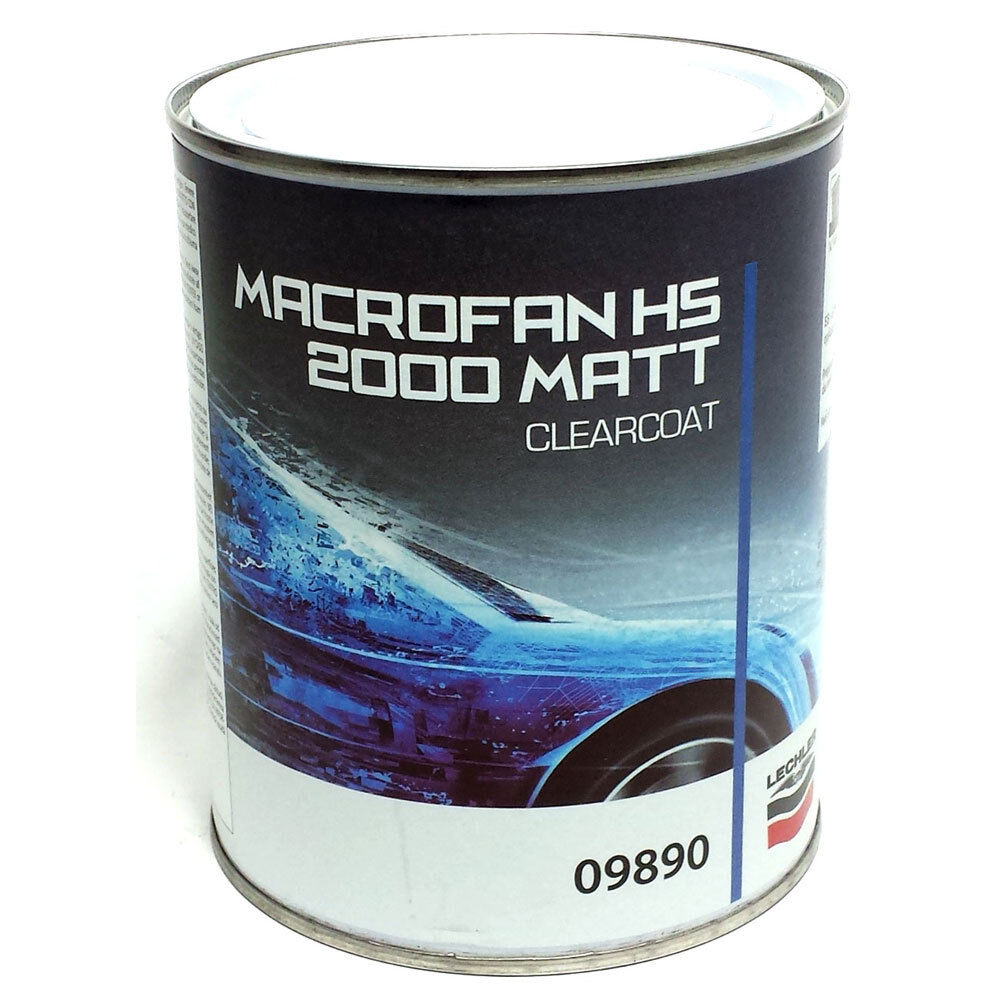 Vernice Trasparente Acrilico Opaco Lechler 09890 Macrofan 2k bicomponente HS2000