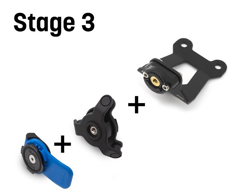 BCD SUPPORT TELEPHONE convient pour YAMAHA MT07 - QUADLOCK - STAGE 3
