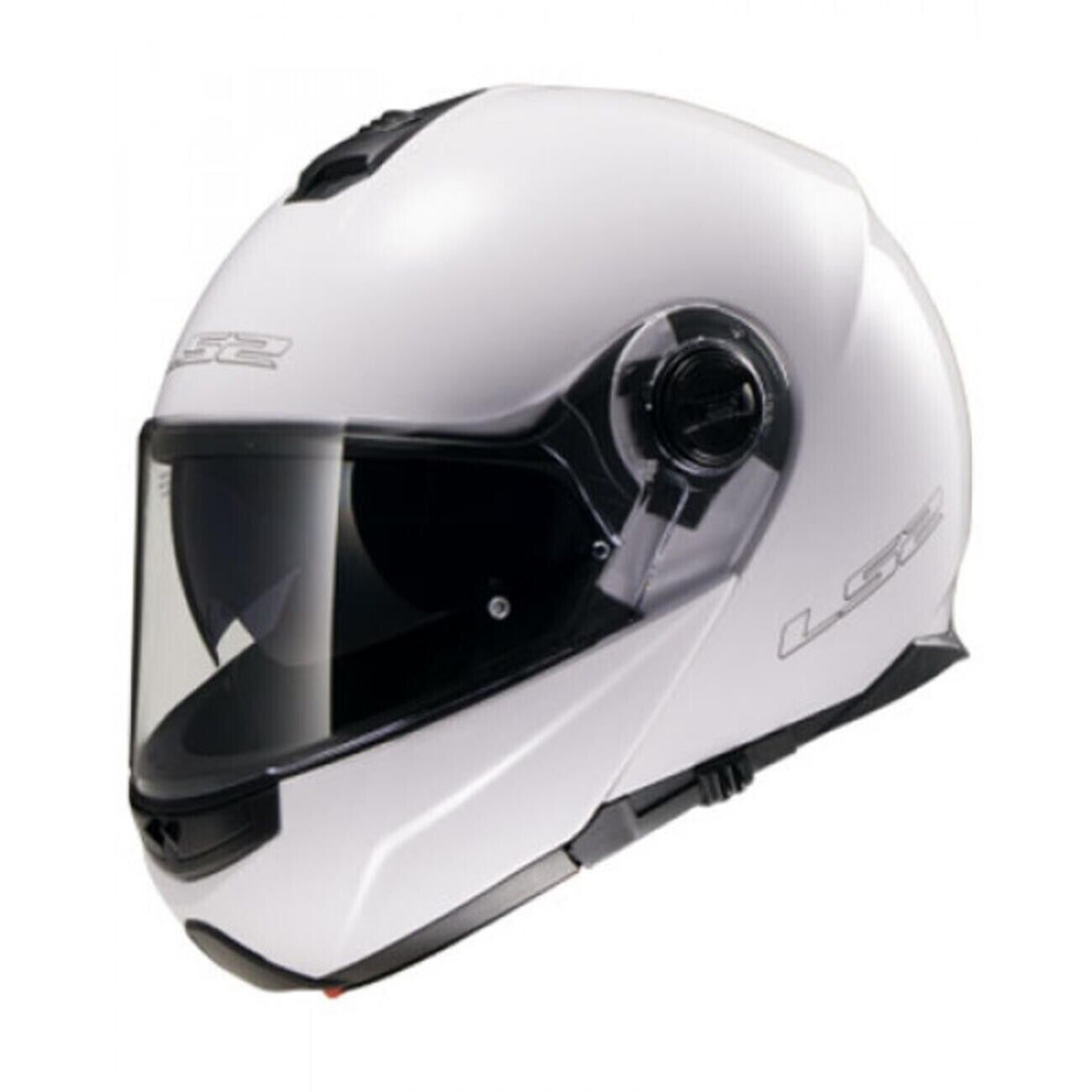 CASCO MNODULARE FF325 STROBE BIANCO  LS2 SIZE XL