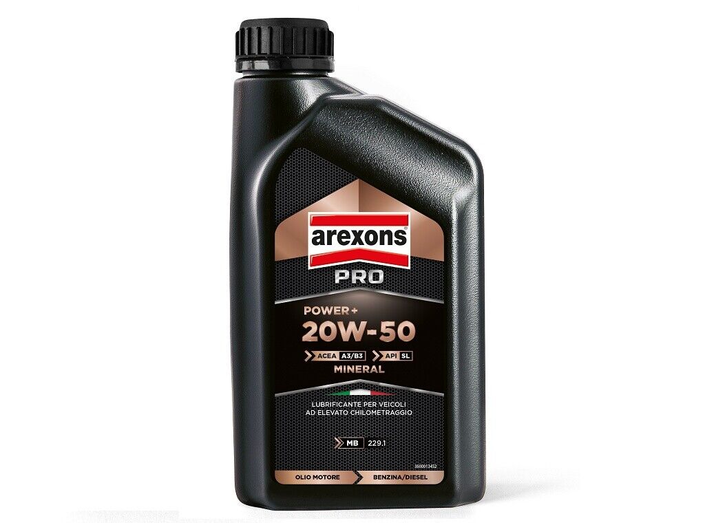OLIO 20W50 MINERALE 1LT EA A3/B3 API SL/CF MB229.1 501.01/505.00
