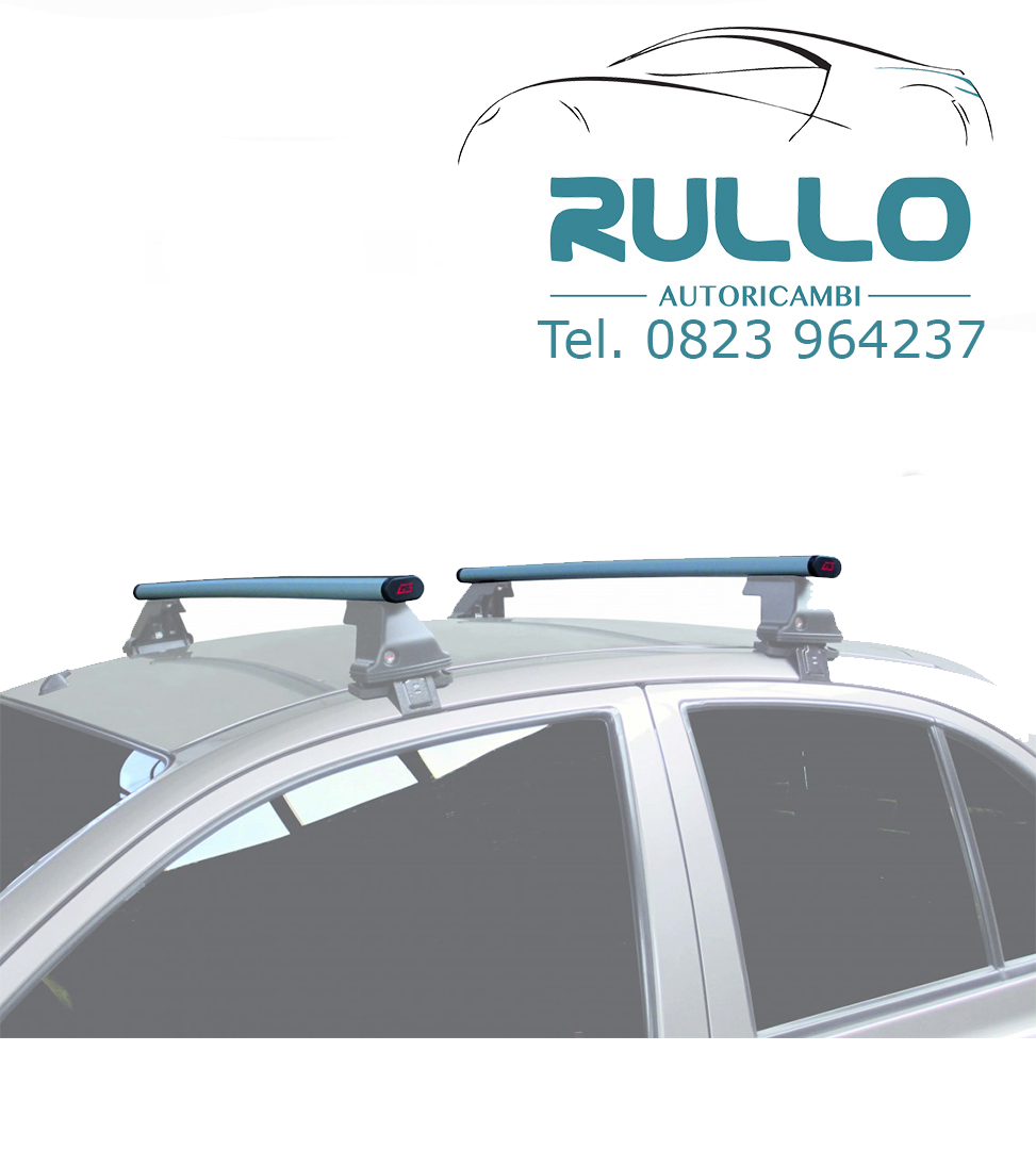 BARRE PORTATUTTO AUTO+KIT FISSAGGIO CITROEN C3 5 PORTE DAL 2016>
