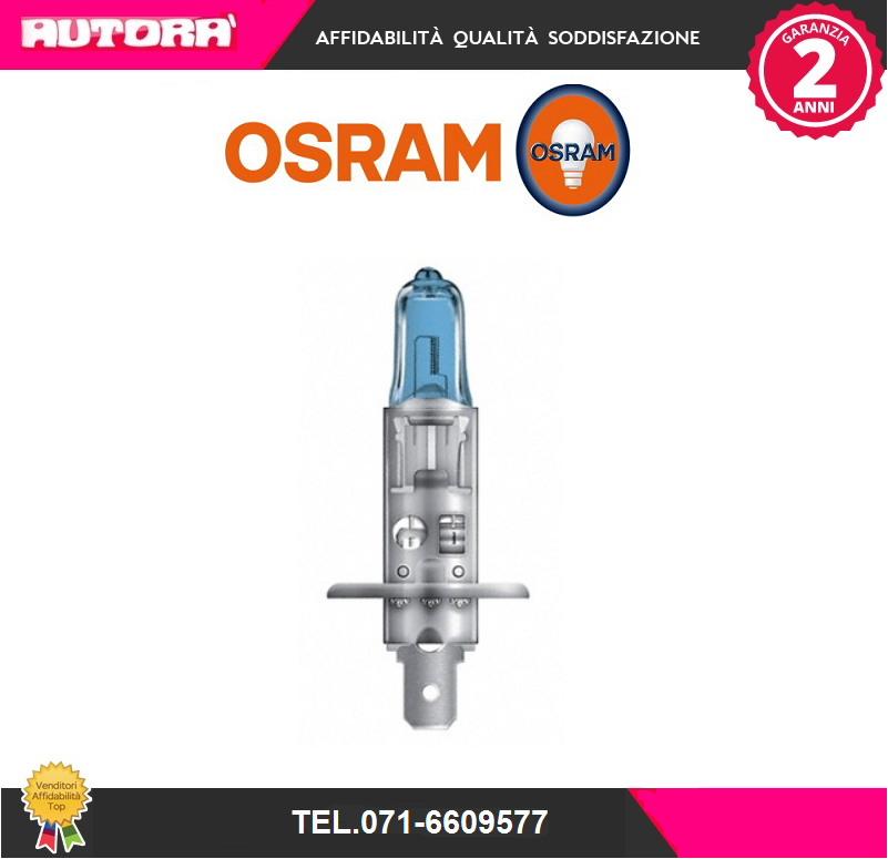 64150CBI Lampadina, Faro di profondità H1 blu (MARCA OSRAM)