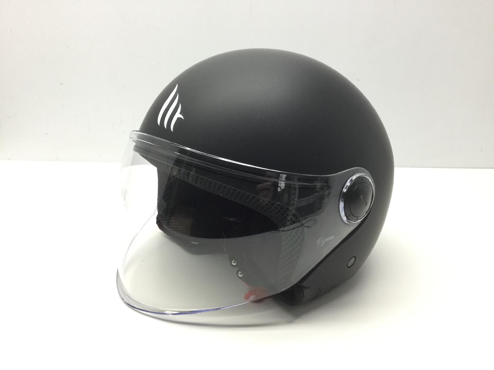 CASCO MODELLO SOLID COLORE OPACO NERO MATT BLACK STREET XS