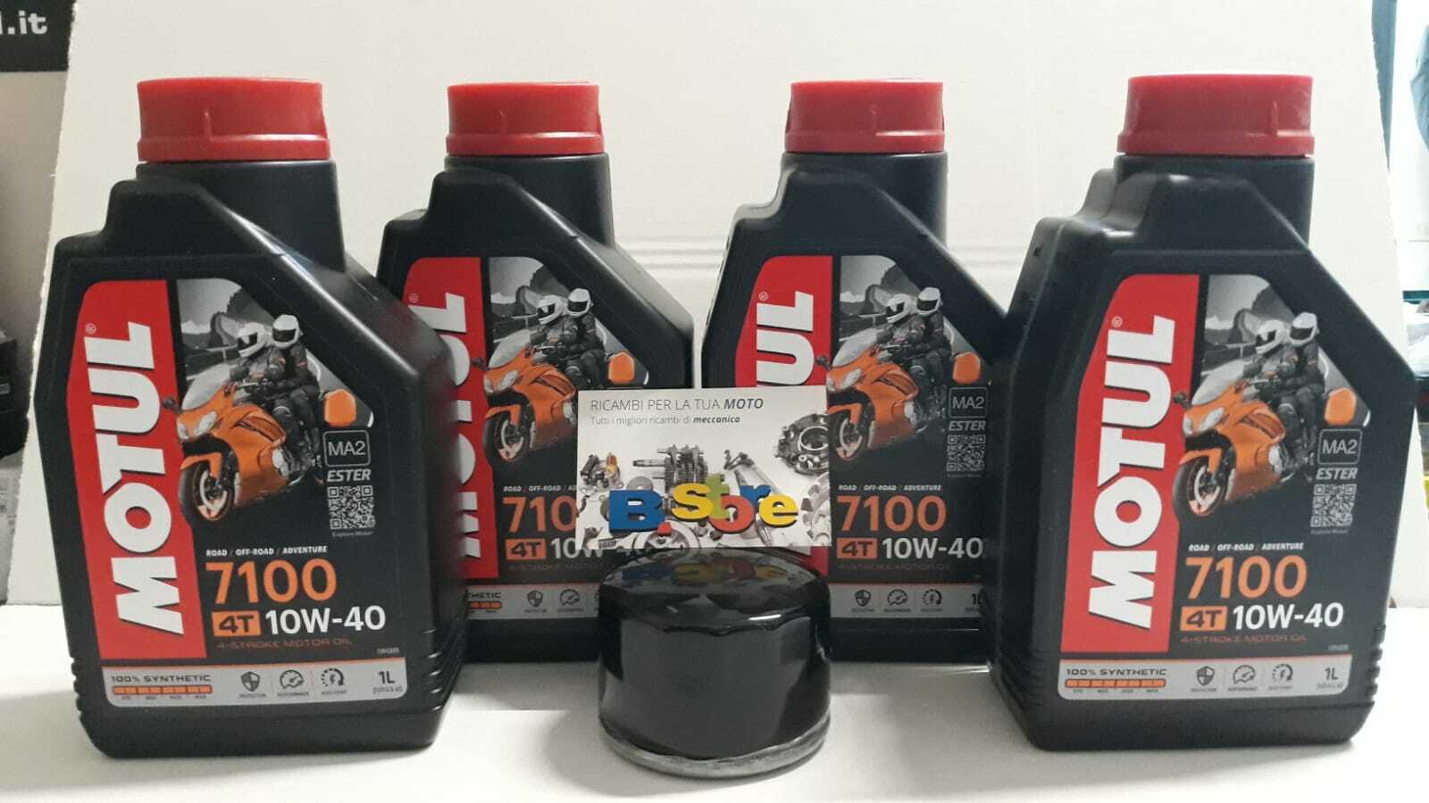 TAGLIANDO 4 L OLIO MOTUL 7100 10w40 FILTRO DUCATI MONSTER 600 1994 1995 1996
