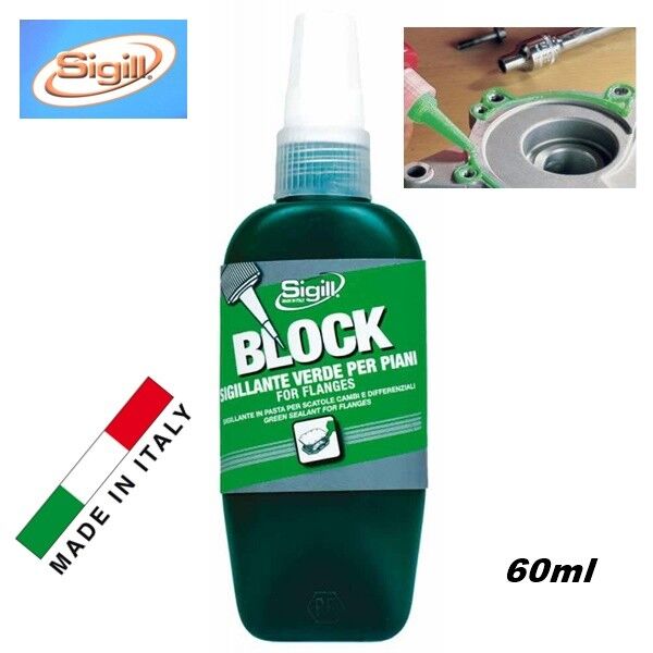 SIGILLANTE IN PASTA COLORE VERDE X SCATOLE CAMBIO E DIFFERENZIALE 60ml "SIGILL"