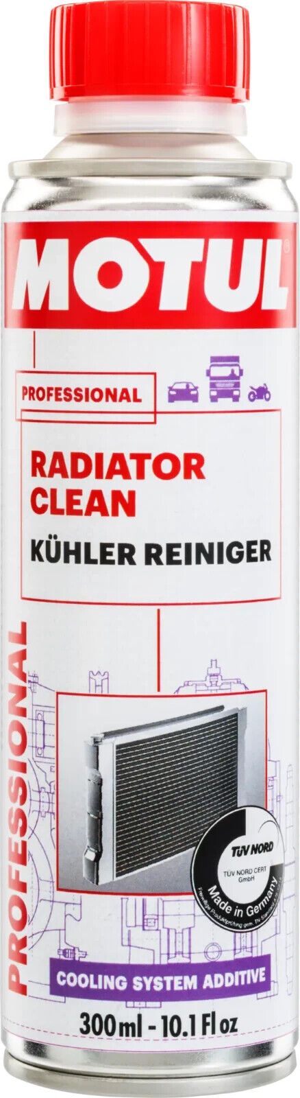 MOTUL RADIATOR CLEAN PROFESSIONAL 300ml PULITORE IMPIANTO RAFFREDDAMENTO ADDITIV