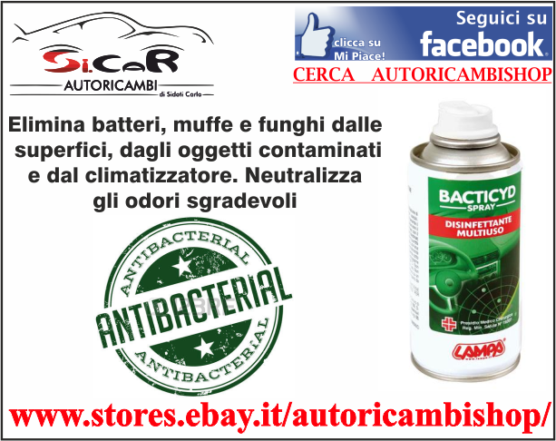 SPRAY DISINFETTANTE BATTERICIDA PER AMBIENTI CHIUSI - PRESIDIO MEDICO CHIRURGICO
