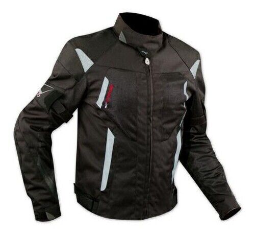 Mesh Motorbike Motorcycle Waterproof Armours Textile Touring Jacket Black L