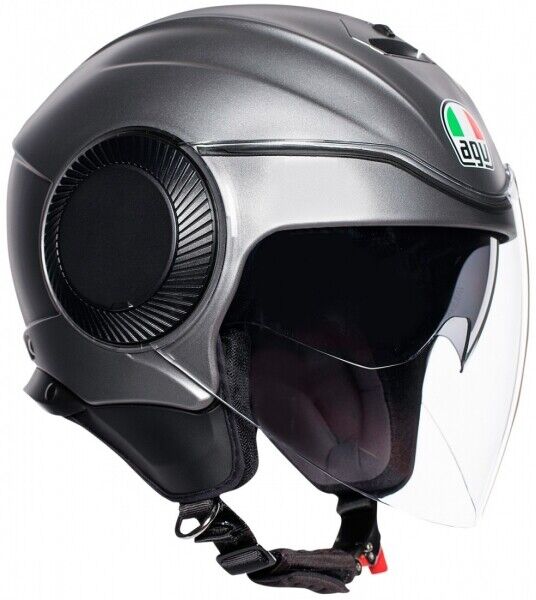 NEW Casco HELMET HELM CAPACETE AGV Jet ORBYT TITANIO OPACO GRIGIO TAGLIA XS