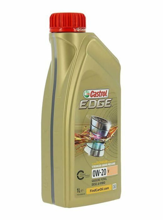 OLIO MOTORE CASTROL EDGE 0W20 V Lt.1 LITRO ACEA A5 VOLVO VCC RBS0-2AE