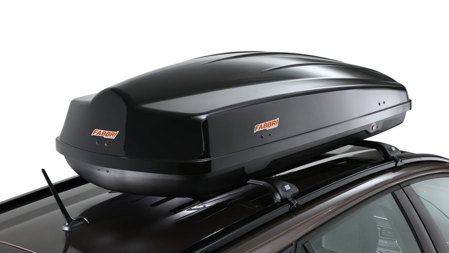 Fabbri Box Da Tetto-Gancio Traino Auto BOX NOVA 430-NERO LUCIDO 5976933