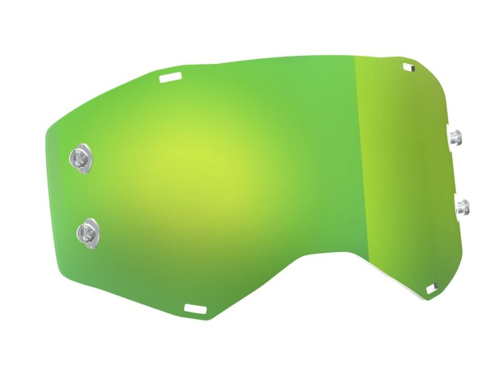 LENTE RICAMBIO MASCHERINA OCCHIALI SCOTT PROSPECT FURY GREEN CHROME SPECCHIO