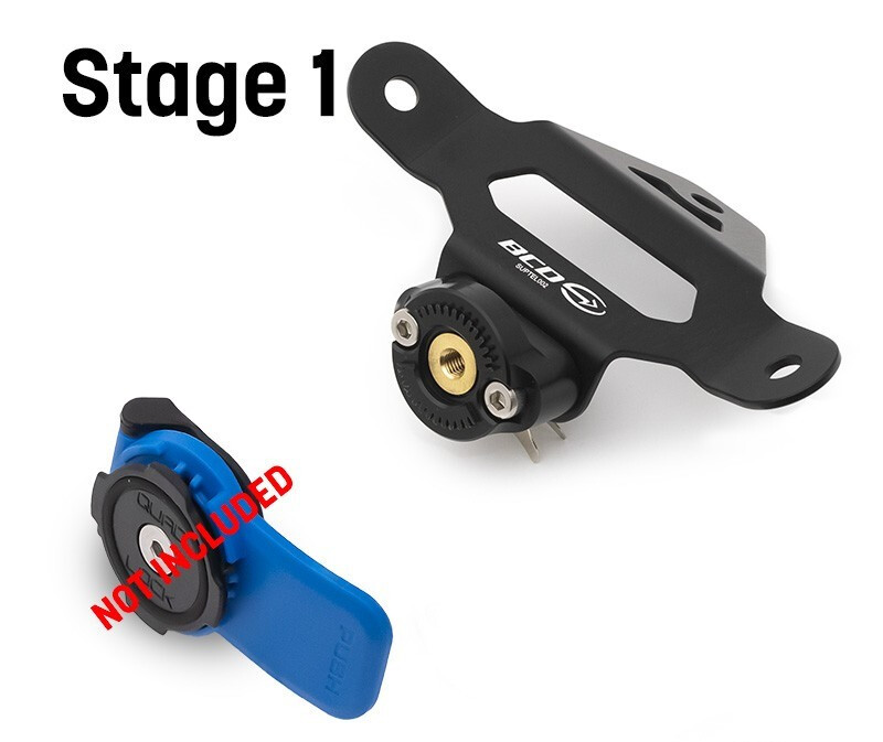 BCD SUPPORT TELEPHONE convient pour YAMAHA XMAX - QUADLOCK - STAGE 1