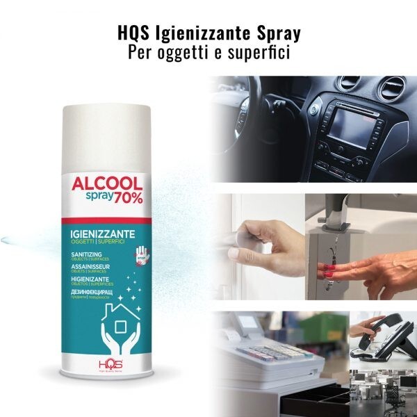 HQS Spray Igienizzante Per Superfici E Oggetti 400ml