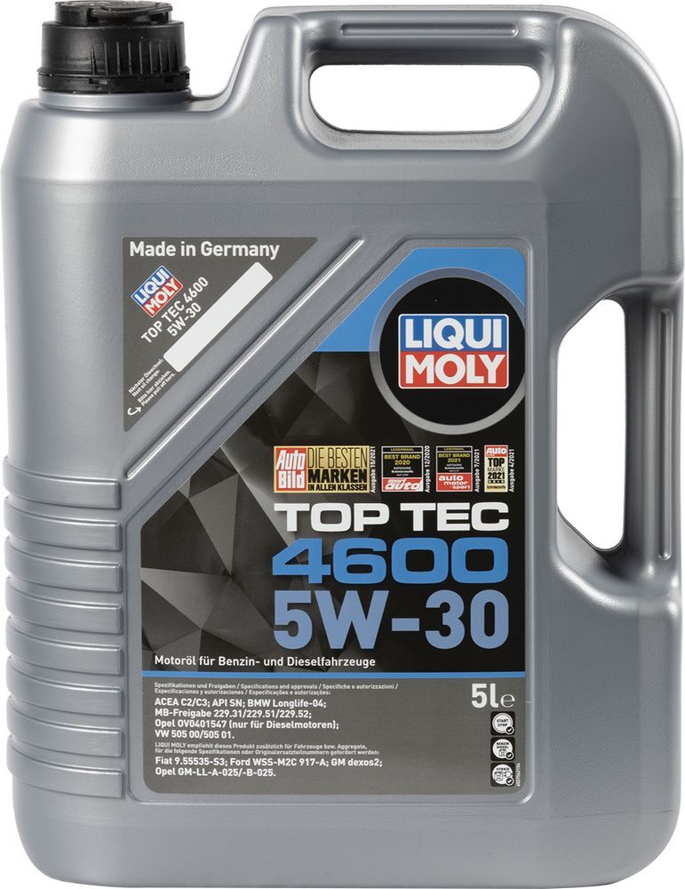 Olio motore leggero Top Tec 4600 5W-30 5L LIQUI-MOLY