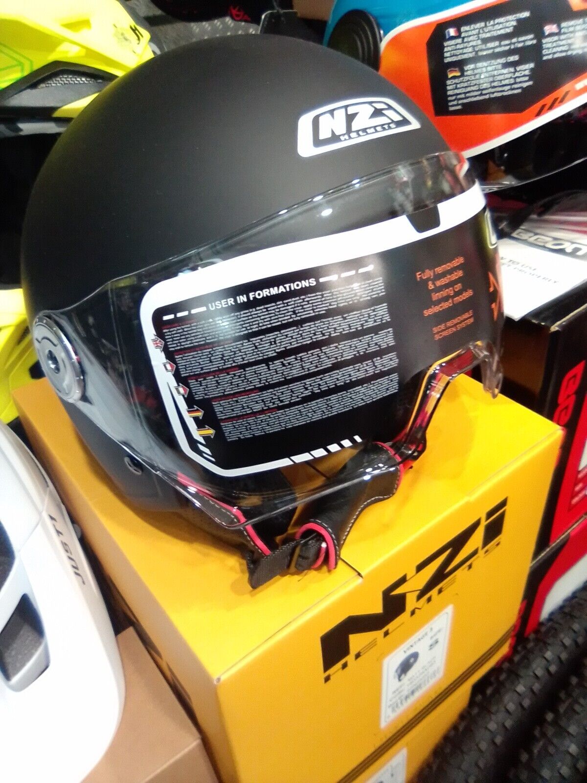 CASCO NZI  JET VINTAGE 3 MATT BLACK