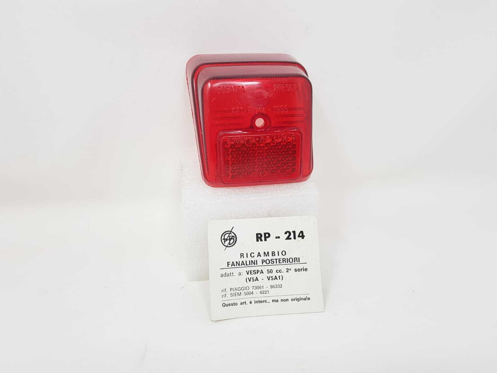 GEMMA FANALE POSTERIORE VESPA 50L DAL 66>70-VESPA 50R 70>83 BOSATTA RP214