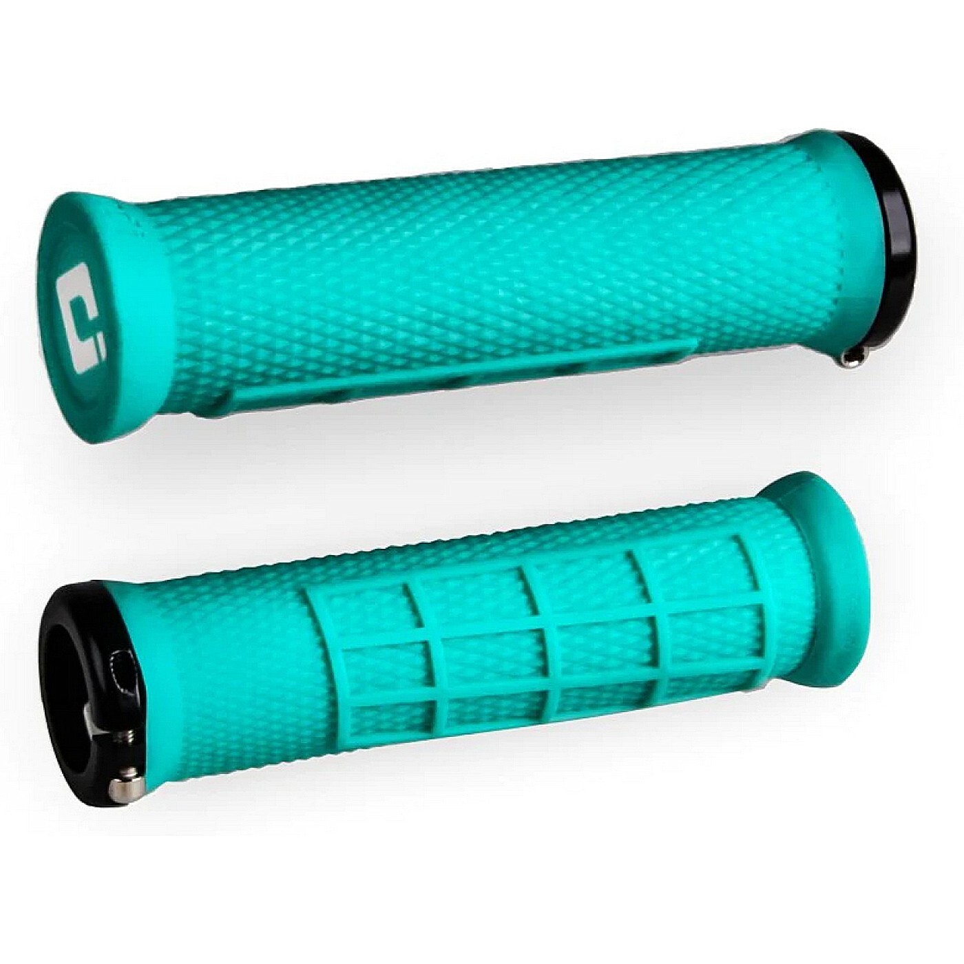 Manopole mtb odi elite flow lock-on 2.1 menta morsetti neri 130mm Bici