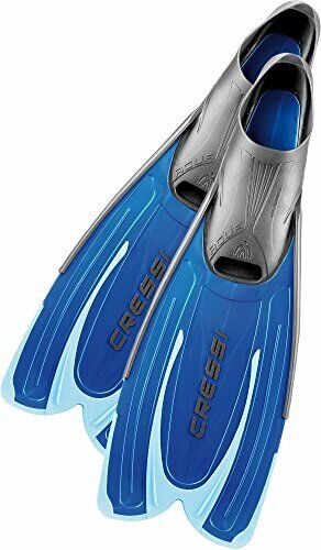 Cressi Pinne Lunge e Corte per Immersioni, Apnea, Snorkeling e Nuoto, (Y8U)