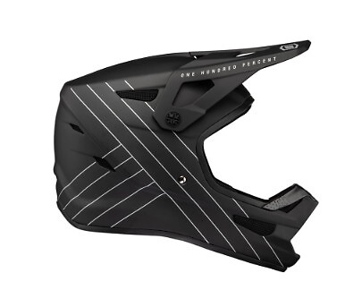 Casco Integrale 100% Trajecta Fidlock Nero S