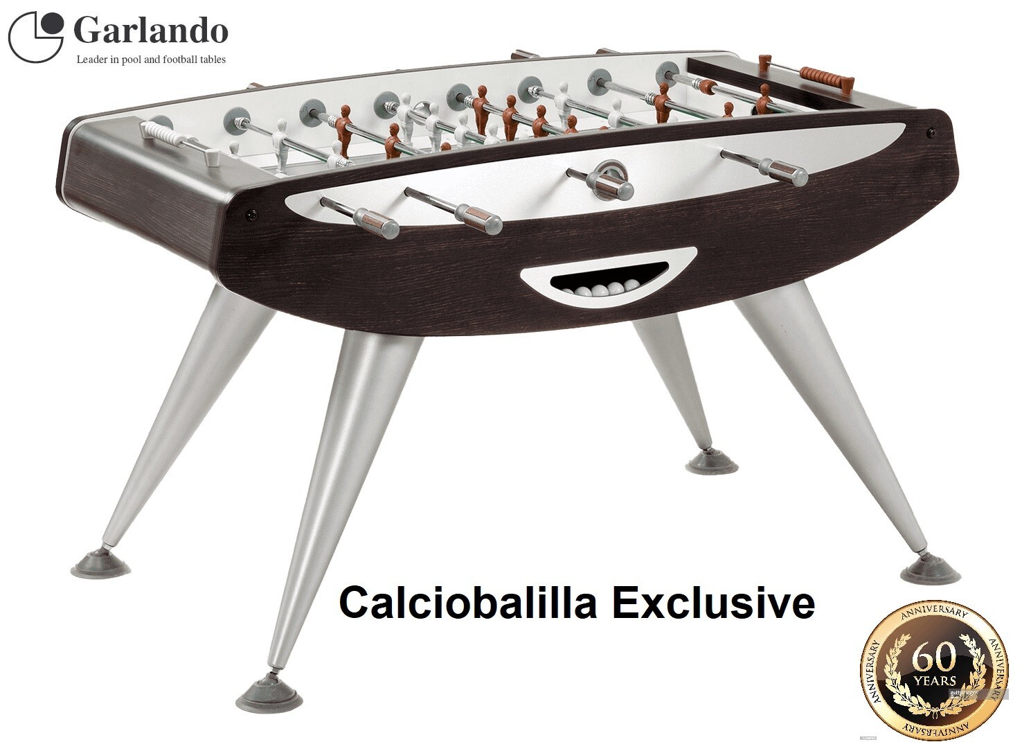 Garlando CalcioBalilla  calcetto Exclusive con aste uscenti lusso EXCLUCVL