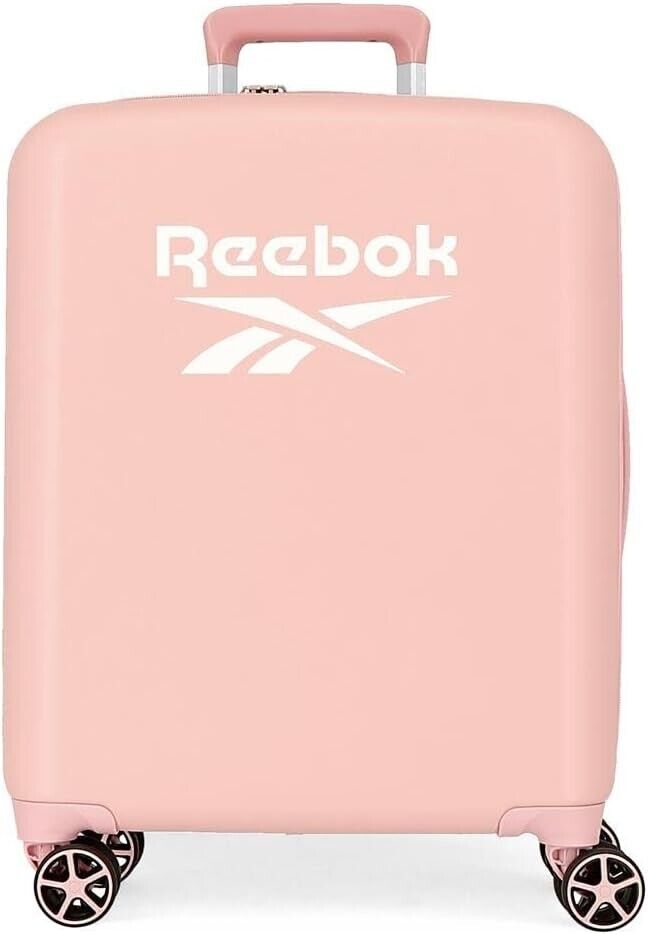 Reebok Roxbury Cabin Valigia Rosa 40x55x20 cm Rigida ABS Integrato Lucchetto TSA