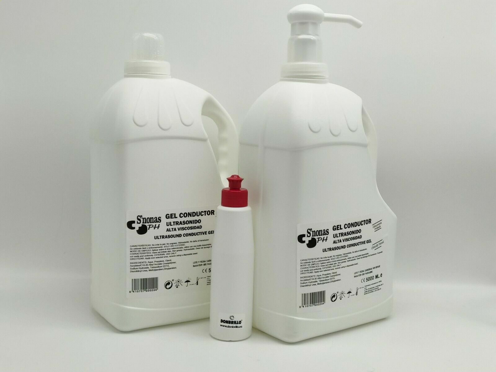 Gel a ultrasuoni conduttivo. 2 Bottiglia 5000 ML + distributore