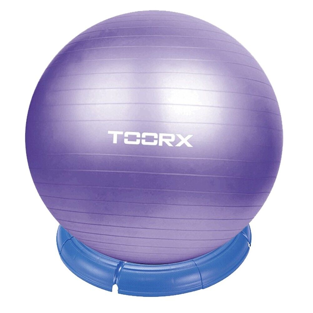Toorx Palla da Ginnastica Posturale 75 cm Gymball Fitball Yoga Pilates + Base