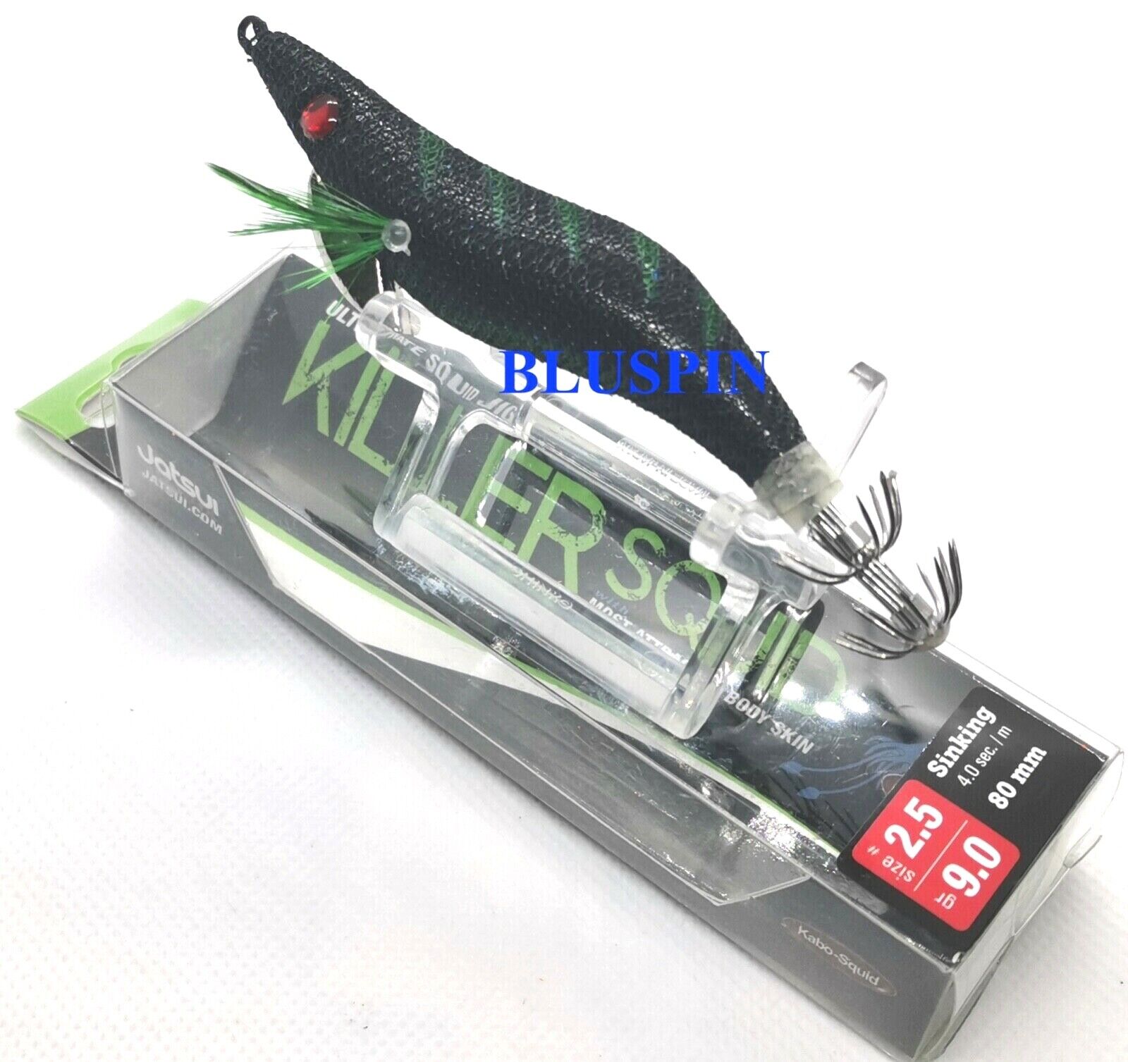 SEPPIARA JATSUI KABO KILLER  SQUID ULTIMATE SQUID JIG EGI 2.5 - 9,0g COL: BMBG