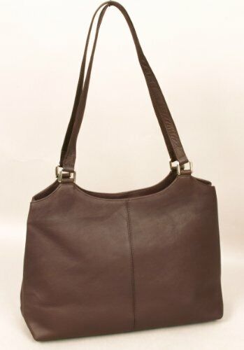 Brehme Borsa Messenger, Vaquetta, Marrone marron foncé, 2642622000 (z3w)