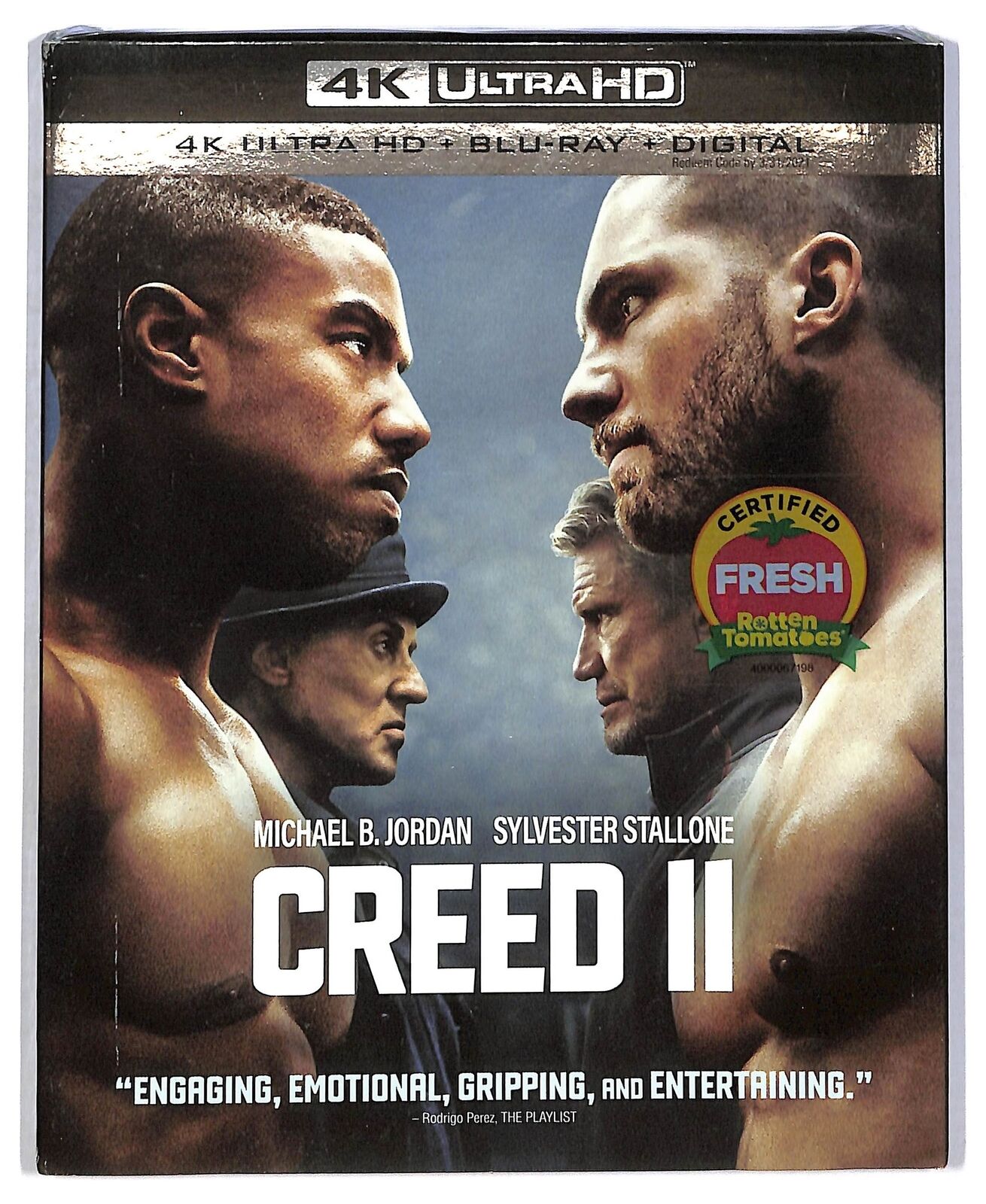 EBOND Creed II 4 K Ultra HD + Digital + BLURAY D773603
