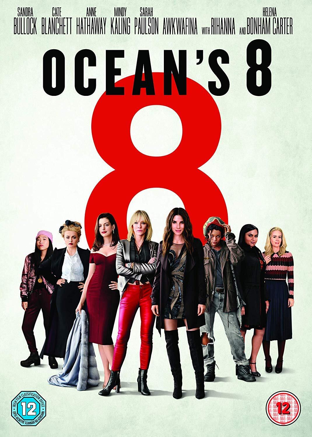 Ocean's 8 (DVD) Anne Hathaway Awkwafina Cate Blanchett Helena Bonham Carter