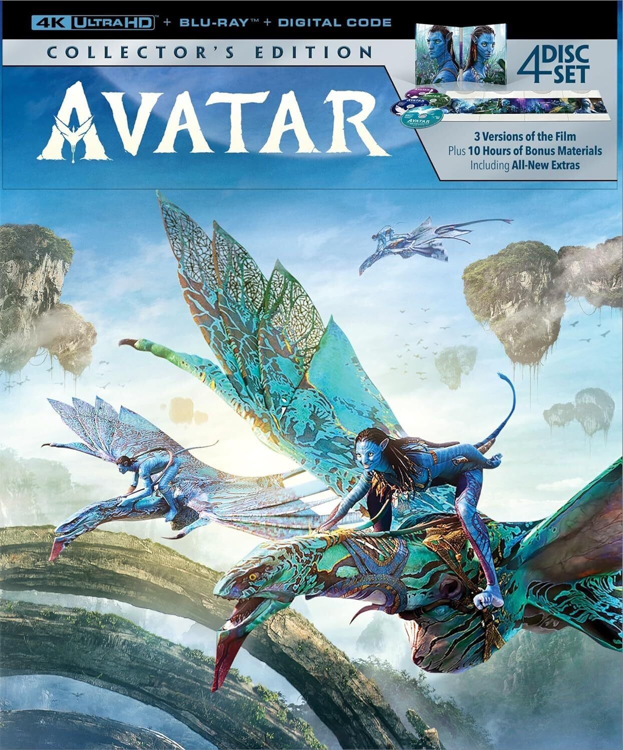 Avatar (4K UHD Blu-ray) Sam Worthington ZoÃ« Saldana Sigourney Weaver